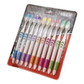 10-Pack Bamboo Charcoal Toothbrushes – Ultra Soft for Adults Charcoal Toothbrush Set Oasis Select white