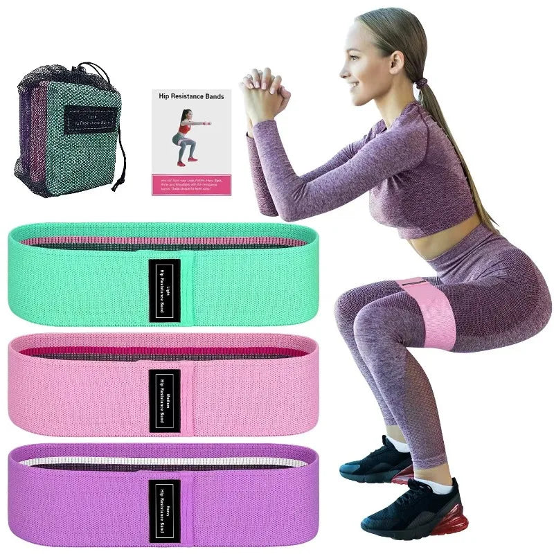 3pcs Yoga Squat Butt Belt Butt Rally Resistance Belt, Butt Lift Ring Elastic Belt Rally Ring Stretch Belt,Christmas Gifts Oasis Select