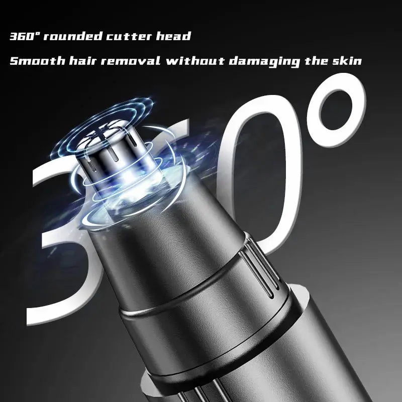Black Electric Nose Hair Trimmer Ear and Nose Hair Trimmer Professional Painless Nose Hair Trimmer For MenAnd Women Oasis Select