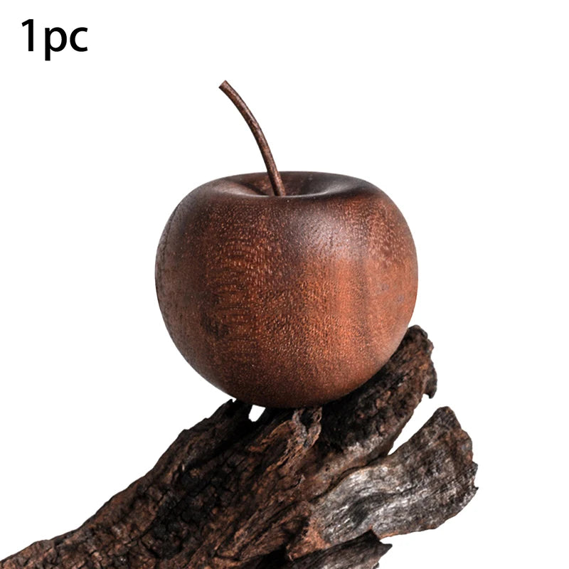 1/3 Set Of Wooden Apple Shaped Essential Oil Diffuser Fragrance Diffuser Suitable For Home Bathroom Car Decoration Oasis Select 1pcs