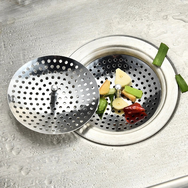 Kitchen Sink Strainer Stopper Stainless Steel Replacement Drain Filter Bathtub Hair Catcher Waste Hole Trap Bathroom Accessories Oasis Select Default Title