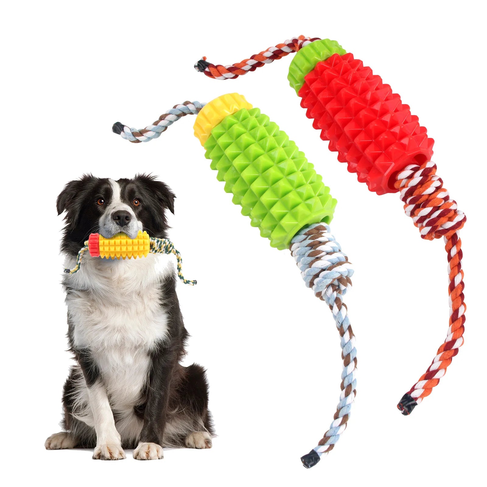 TPR Soft Rubber Big Pineapple Knot Interactive Training Toy for Dogs To Chew on Toys To Relieve Boredom and Prevent Food Leakage Oasis Select