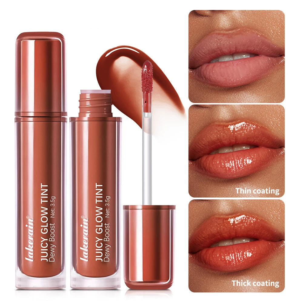 Waterproof Lip Gloss Long Lasting Moisturizing Halo Dyeing Mirror Glass Shine Color Cosmetics Care Oil Plumper Oasis Select