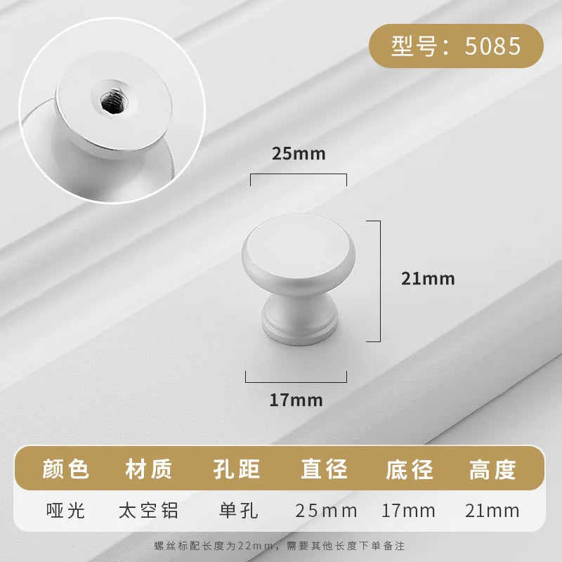 Black Aluminium Cabinet Knobs & Drawer Pulls | Modern Hardware