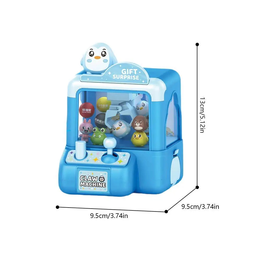 Mini Claw Machine Toy – Penguin Arcade Grabber Game for Kids
