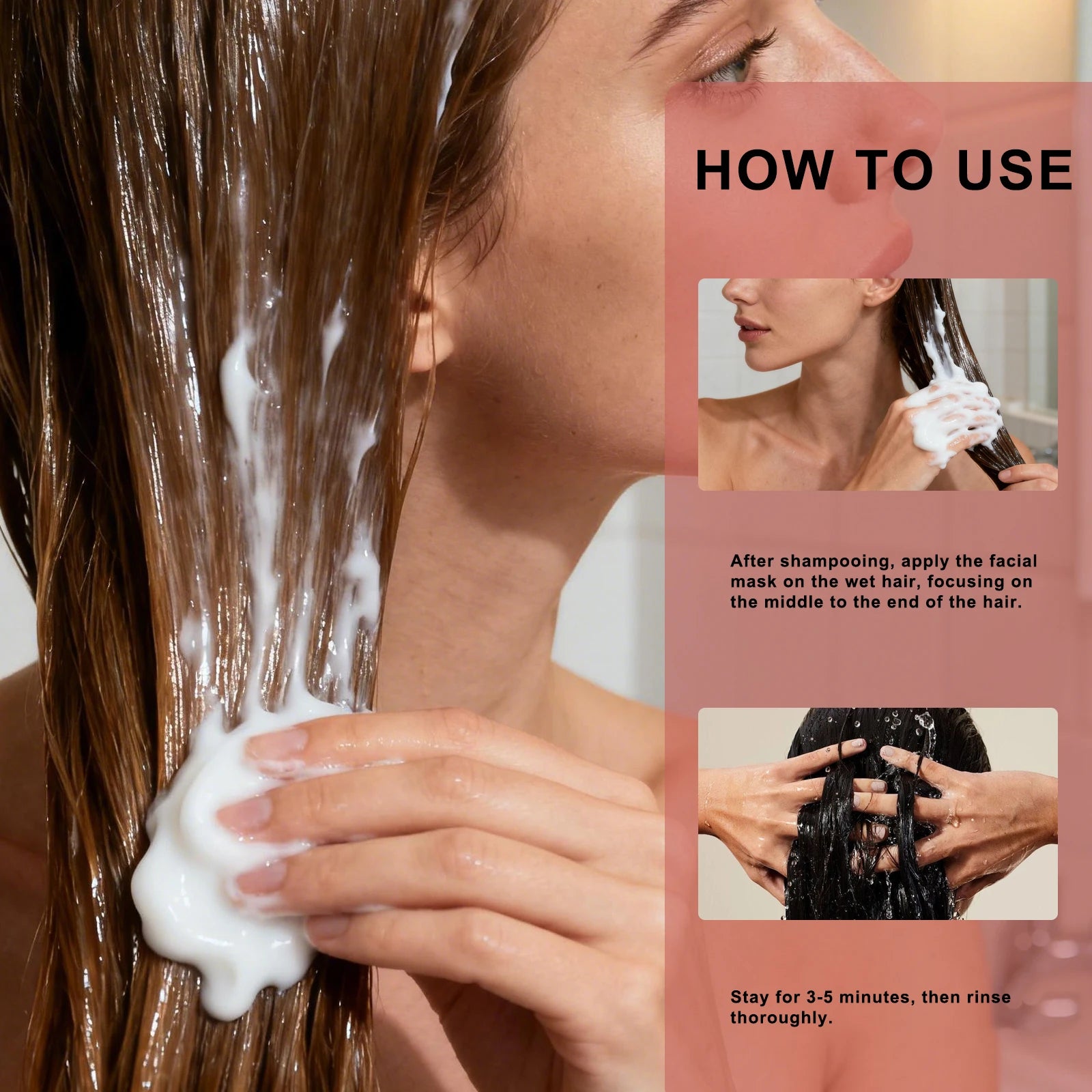 Keratin Peptide Leave-In Hair Mask – Repair Bleached Hair Leave-In Hair Mask Oasis Select