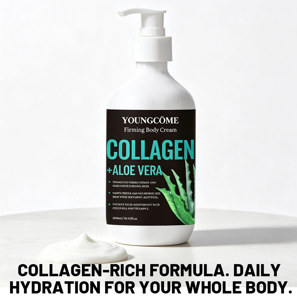 Collagen Body Lotion – Aloe Vera & Vitamin E | 300ml