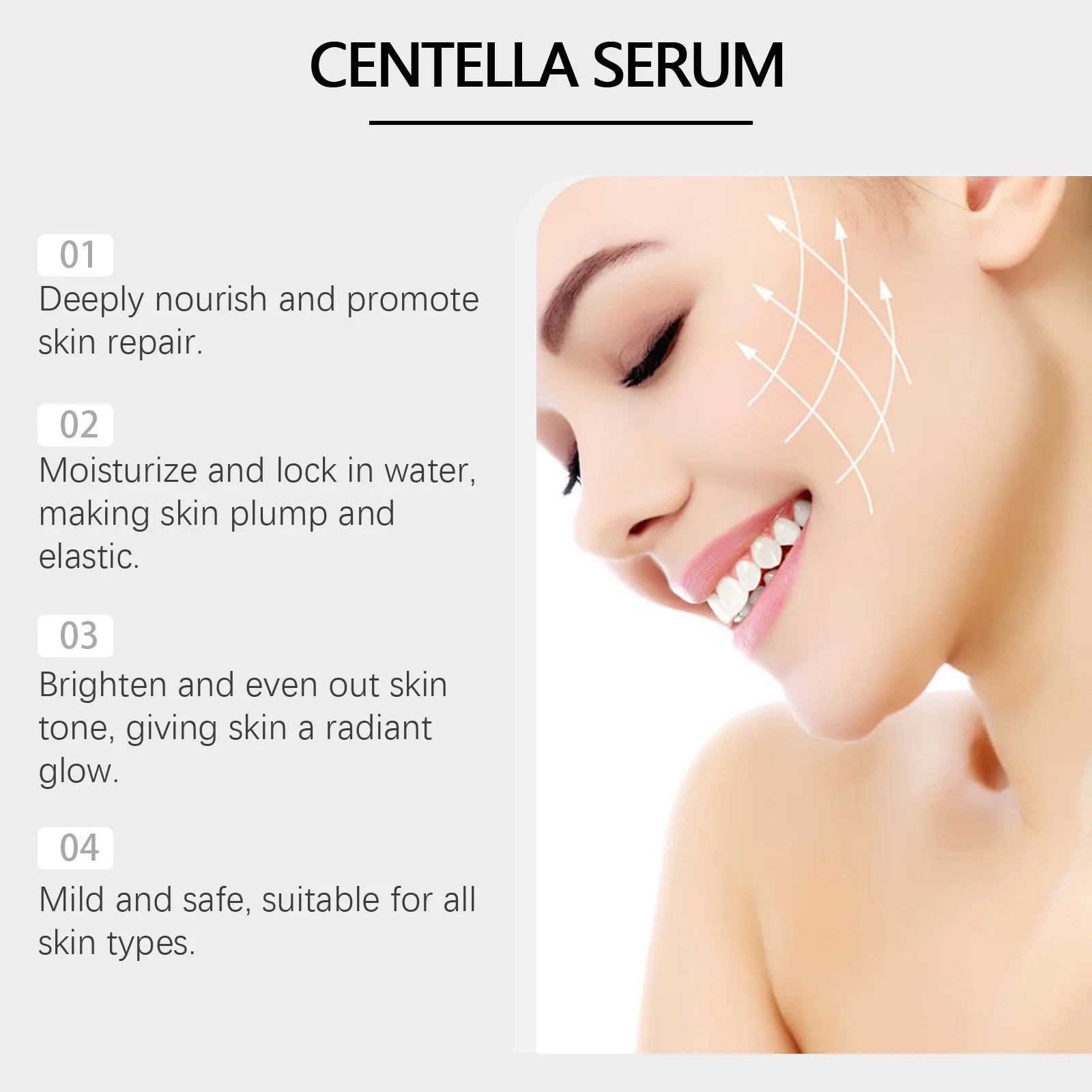 Centella Asiatica Microneedle Face Serum – Hydrate & Brighten Face Serum Oasis Select