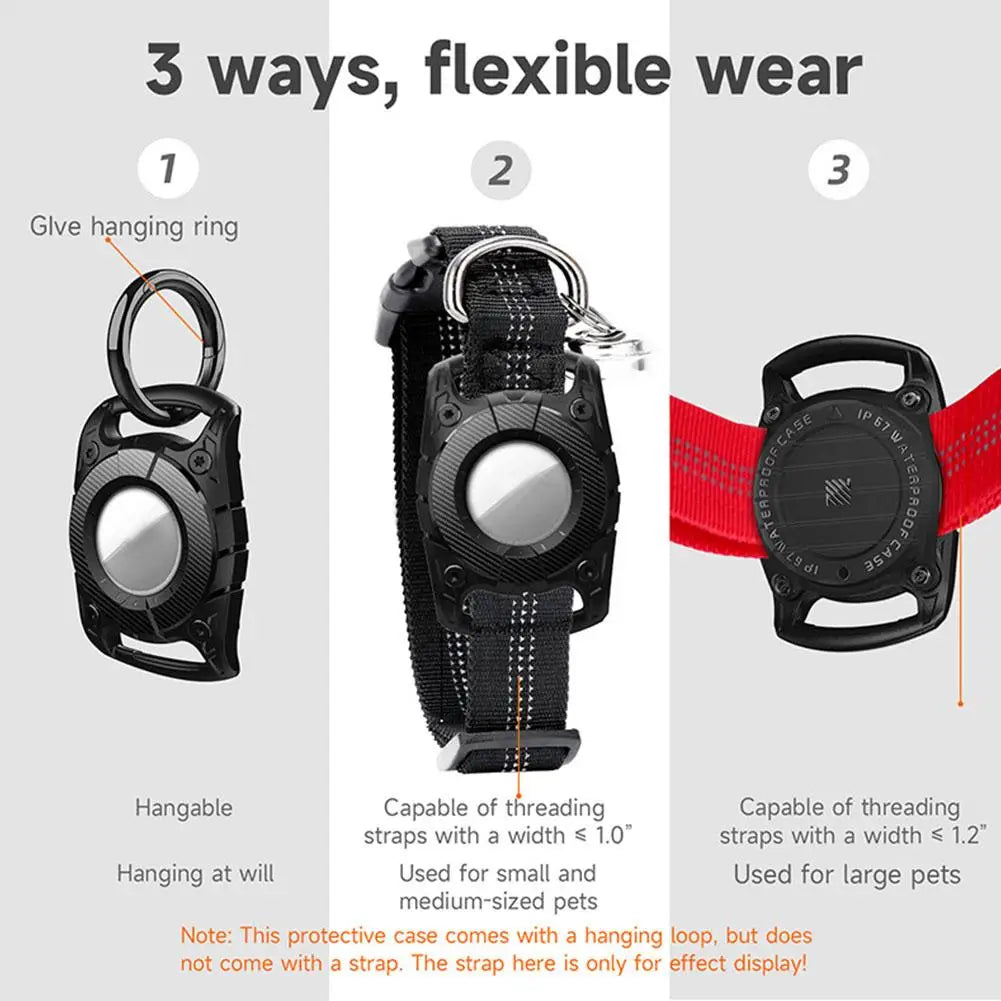 Waterproof AirTag Case for Pet Collar – Dog & Cat Tracker