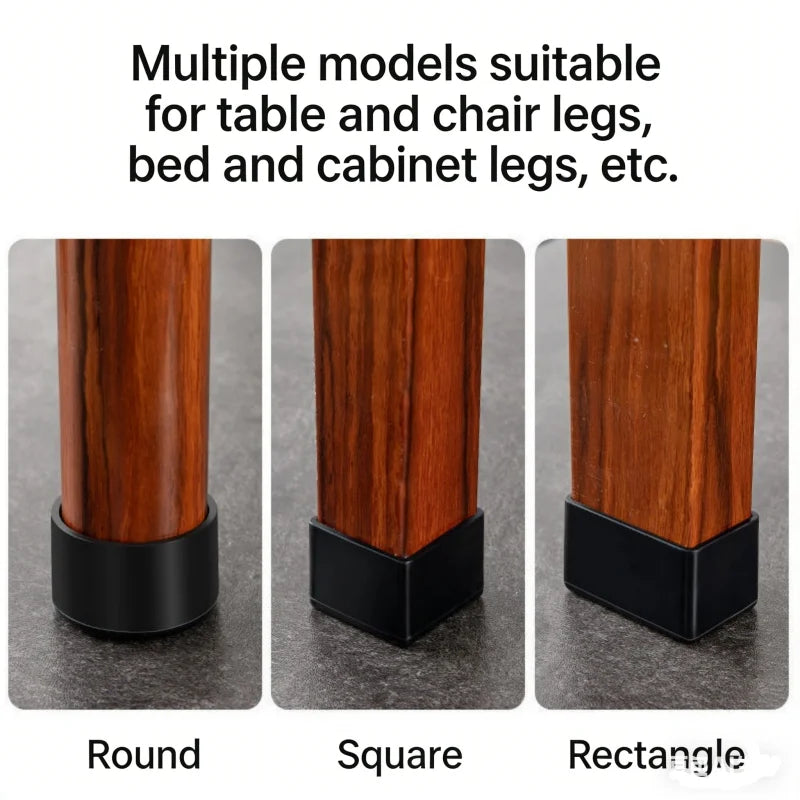8PC/lot Silicone PVC Table Chair stool Leg cover Wear-resistant Feet Floor Protector Caps soft rubber Universal furniture part Oasis Select