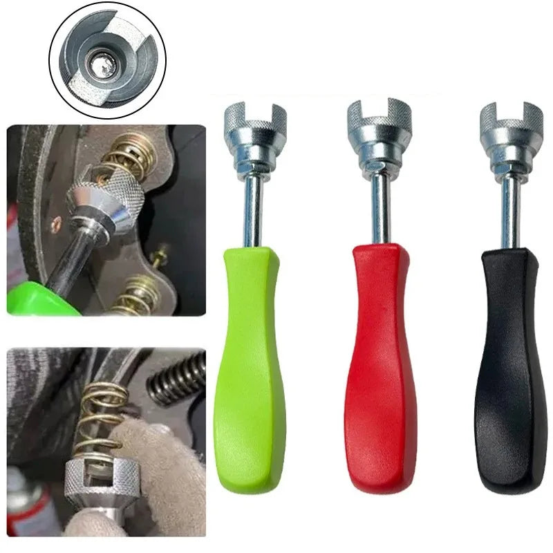 Brake Spring Washer Worker Car Drum Brake Repair Install Tool 5.7 Inch Hold Down Washer Spring Shoe Compressor Alloy & Plastic Oasis Select