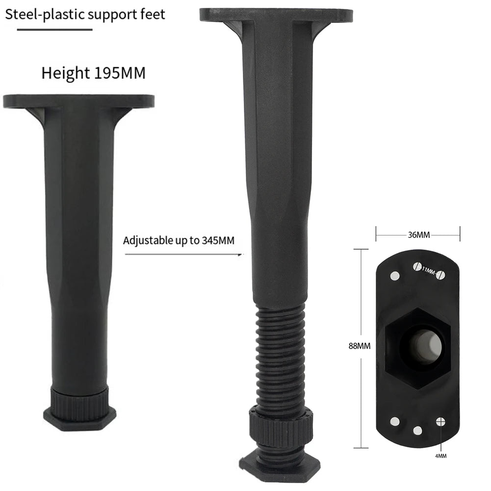 Strengthened Adjustable Plastic Telescopic Furniture Stand Home Improvement DIY Supplies Accessories For Bed Sofa Support Oasis Select 19.5CM to 34.5CM China Mainland