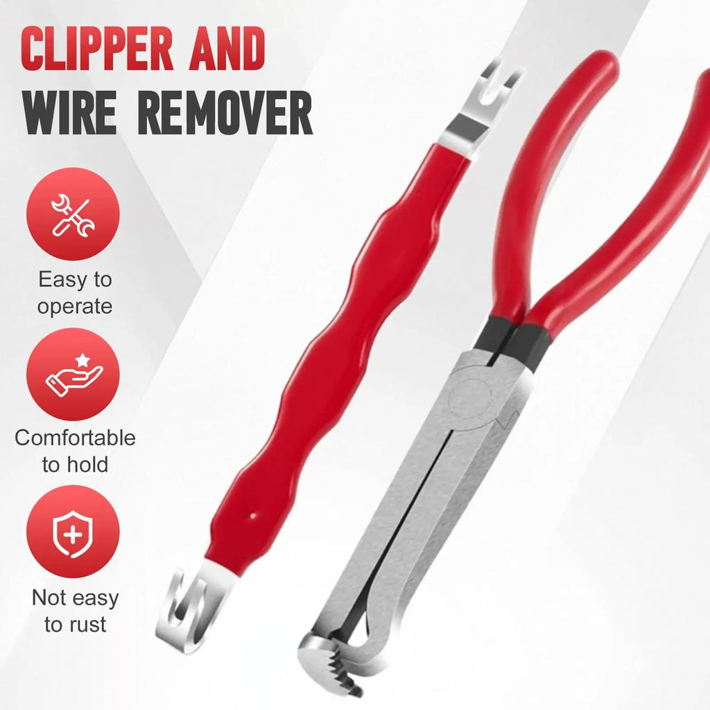 2Pcs Automotive Electrical Connector Disconnect Pliers Set Fuel Line Separator Wire Harness Angled Wire Cutter Removal tools Oasis Select