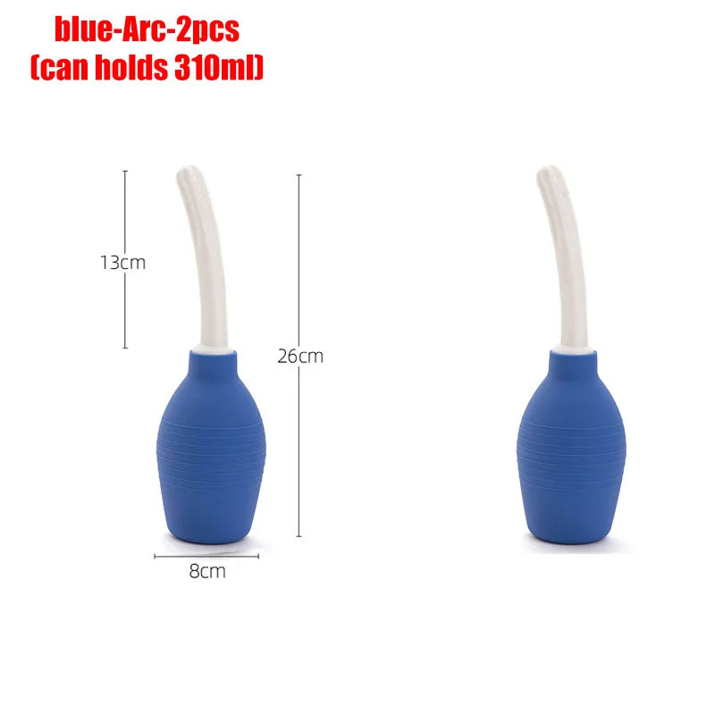 Anal Douche Bulb – 4 Sizes, Anti-Backflow Personal Hygiene Cleansing
