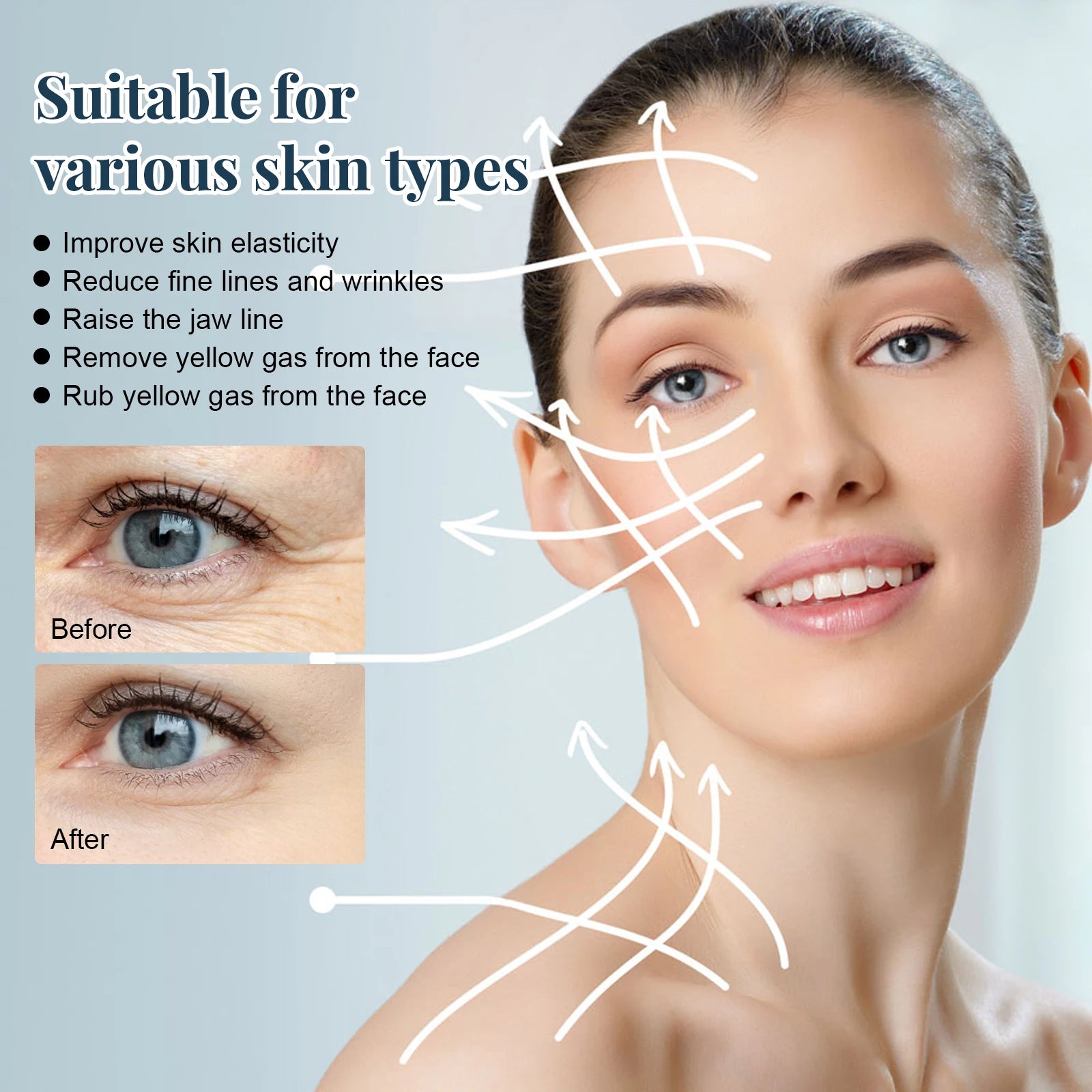 Eelhoe 60pcs Collagen Protein Thread Serum – No-Needle Filler Collagen Face Serum Oasis Select