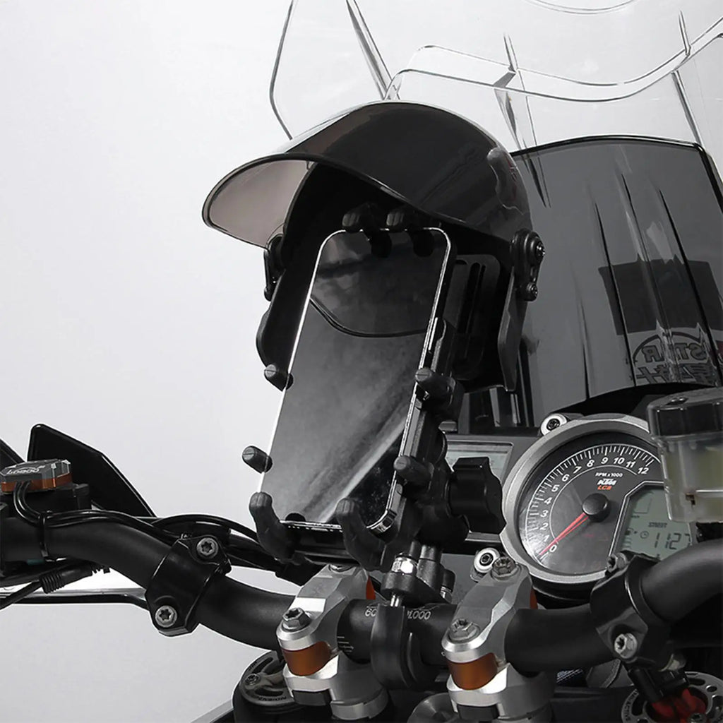 Cell Phone Umbrella Sun Shade Sunshade For Phone Mobile Phone Holder Glare Blocking Sun Shade For Phone For Car Motorcycle Bike Oasis Select