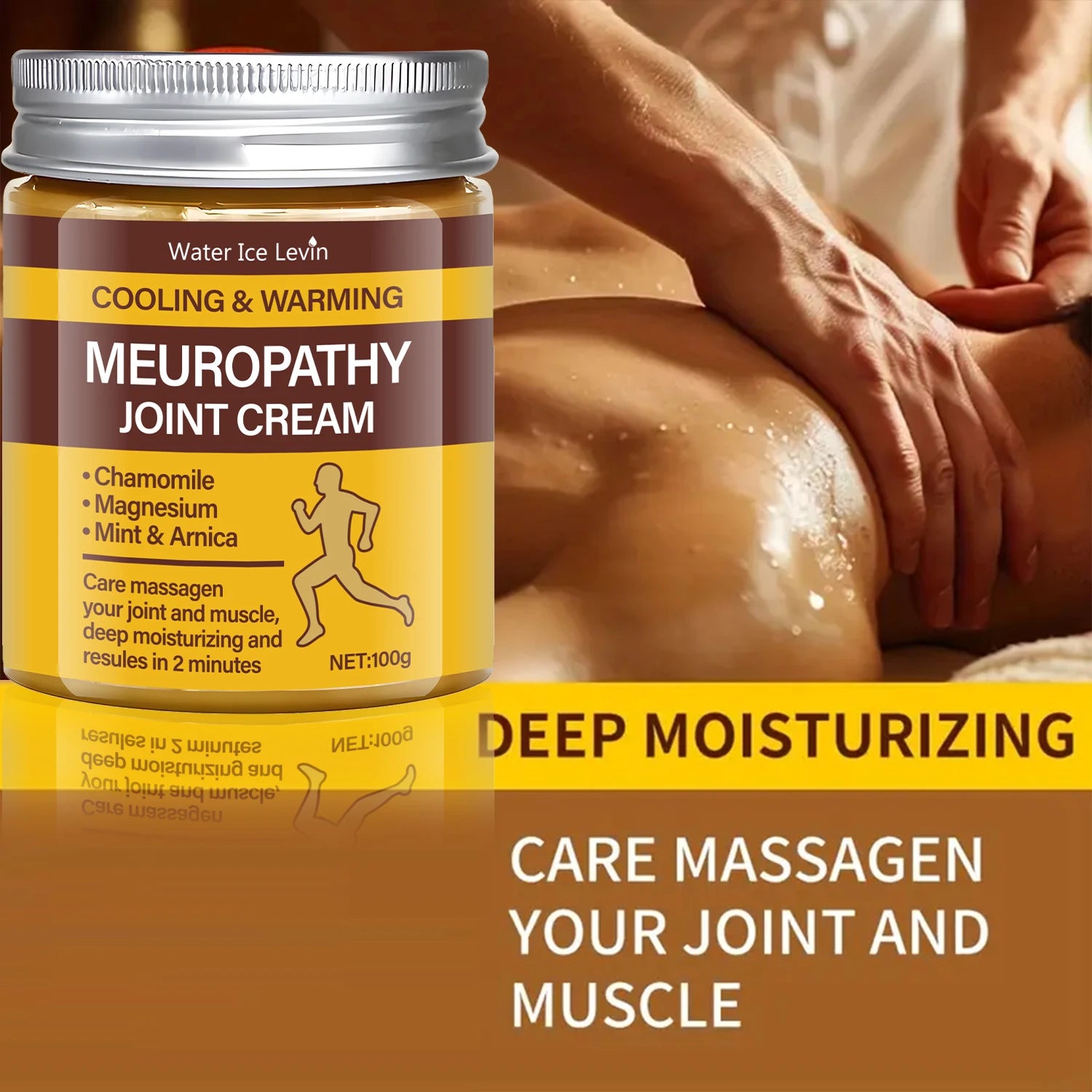 Neuropathy Joint Cream – Magnesium & Arnica Pain Relief Topical Pain Relief Cream Oasis Select