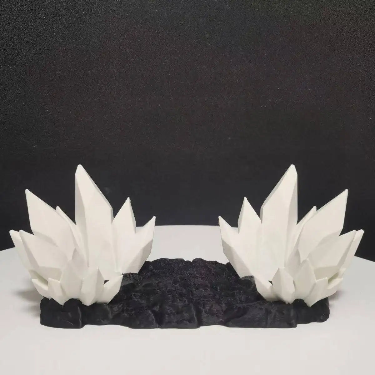 3D Printed Game Controller Bracket Crystal Throne Game Controller Bracket Xbox PS5 Gamepad Stand Desktop Decoration Controller Oasis Select White