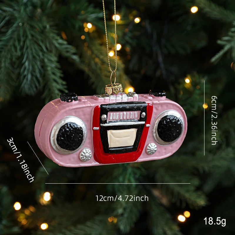Macaron Christmas Hanging Ornaments – Cute Tree Pendants