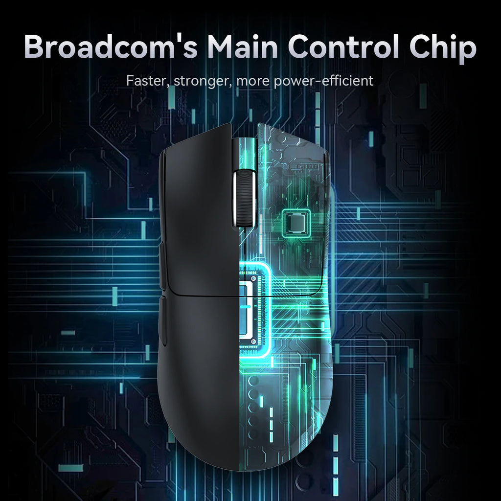 Attack Shark X11 Wireless Gaming Mouse: 3-Mode (2.4GHz/Wired/Bluetooth), PAW3311, 22000DPI, 400IPS, PC Gaming Mouse Oasis Select