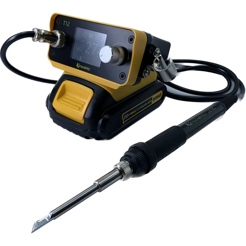 Cordless Soldering Iron Station For Dewalt 20V Max Li-Ion Battery DIY Electric Soldering Station For Repair Wire Welding Oasis Select