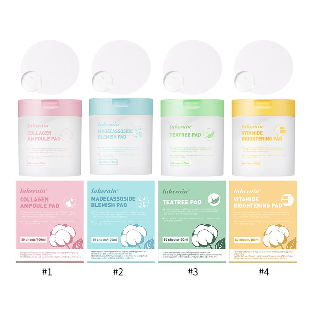 Cotton Facial Pads Toner Pads with Centella Asiatica to Improve Uneven Skin Tone Vegan Face Gauze Pads 60 Pads Oasis Select