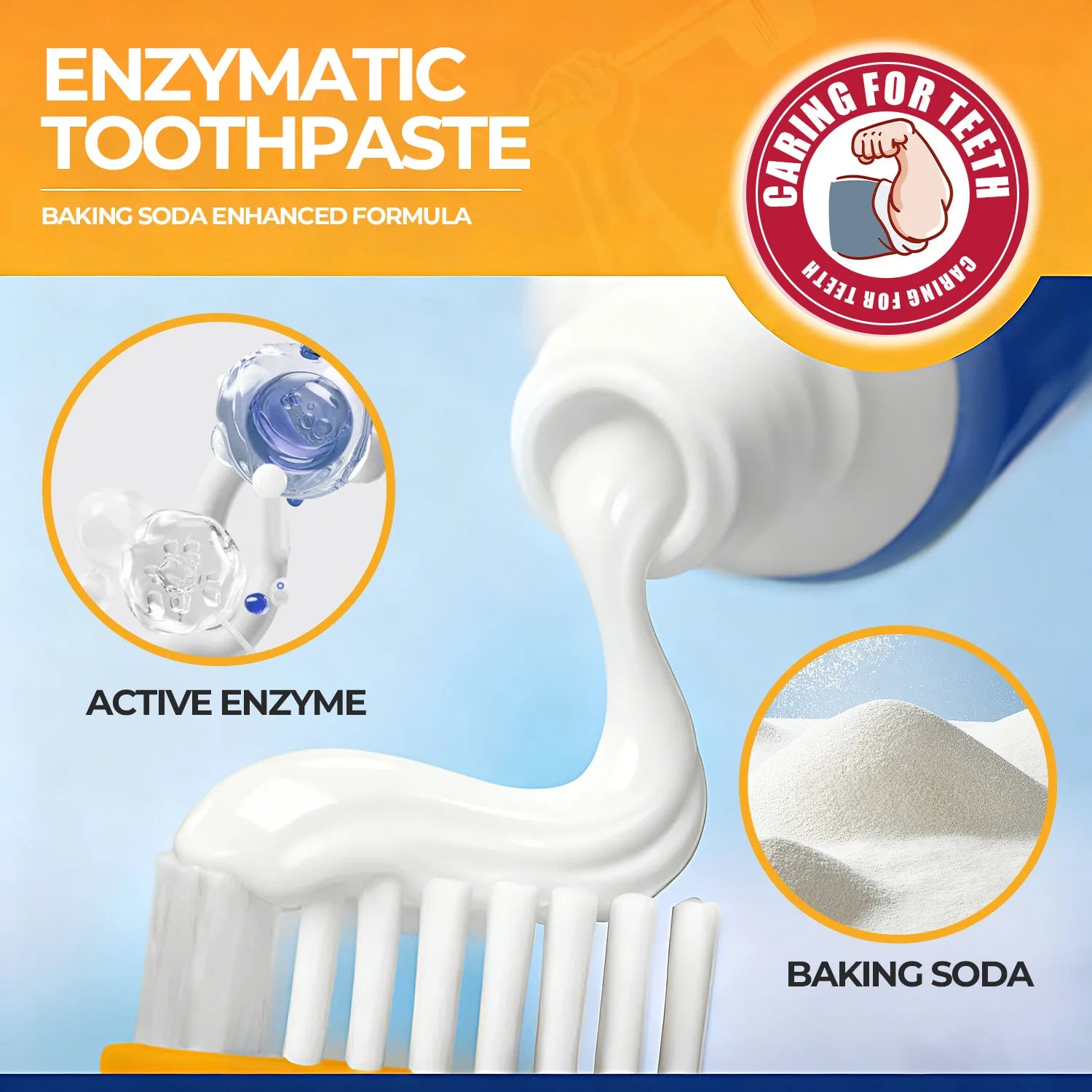 Dog Enzyme Toothpaste with Baking Soda – Fresh Breath & Tartar
