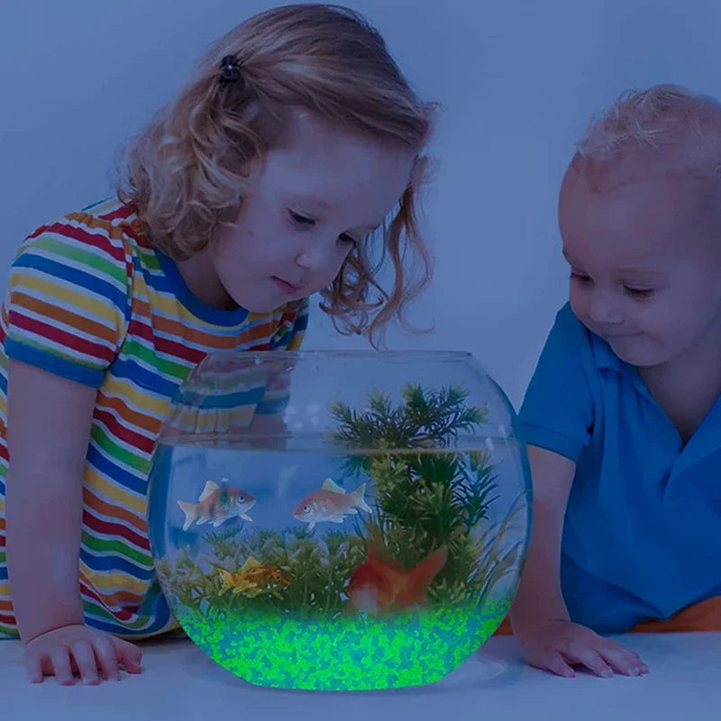 1000pcs Glow in the Dark Pebbles – Garden Path & Aquarium Decor Decorative Glow Pebbles Oasis Select