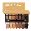 Soft Glow Eyeshadow Palette 14 Color Tones Natural Gentle Long lasting Eye Makeup Effect High Color Rendering Eyeshadow Palette Oasis Select EYESHADOW PALETTE
