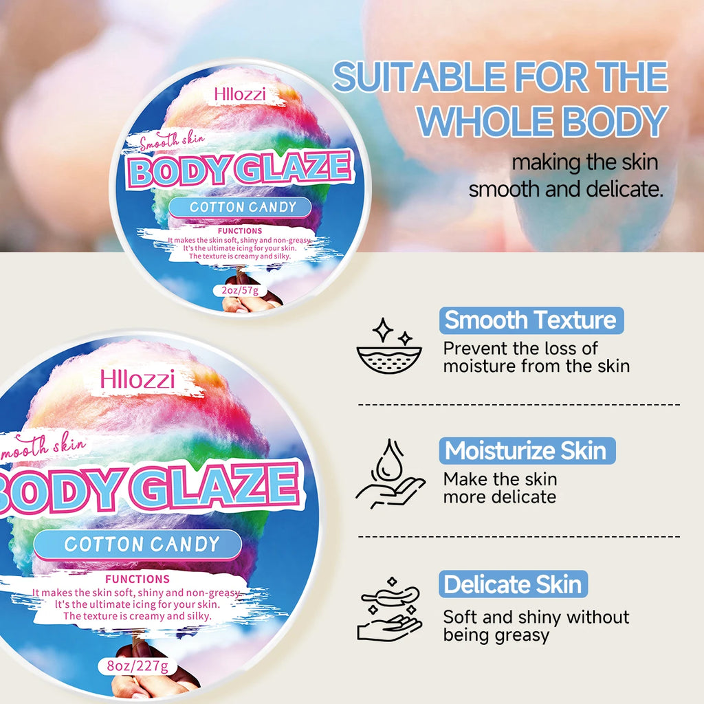 8oz 2oz body glaze marshmallow Moisturizes, protects, and repairs the skin make the skin appear lighter, brighter Oasis Select