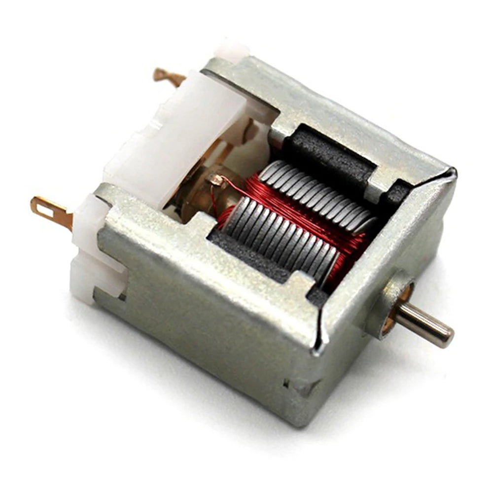 DC 3V 7200RPM Mini Thin 020 Square Bare Micro DC Motor 1.5mm Shaft DIY Hobby Toy Model Test Electric Motor Experiment Oasis Select Default Title