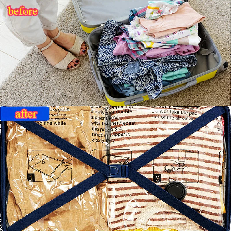 3pcs Vacuum Compression Bag Storage Bag Quilt Clothing Clothes Special Down Jacket Quilt Suitcase Travel Pumping Bag Oasis Select
