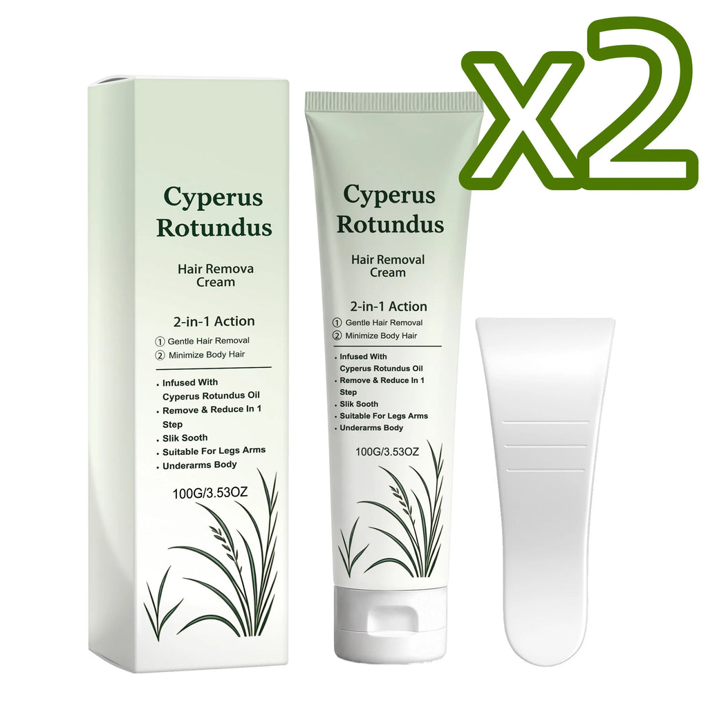 Cyperus Rotundus Hair Removal Cream – Gentle Depilatory 100g