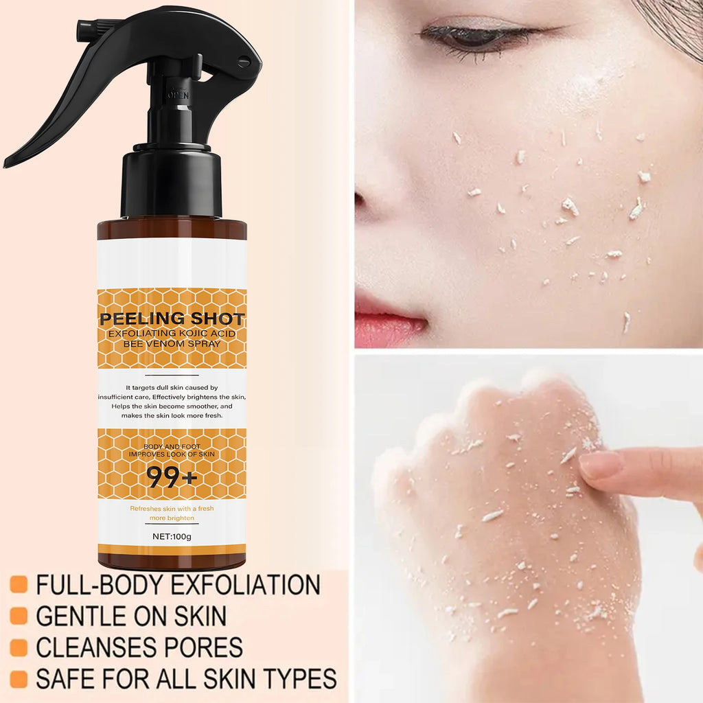 Retinol & Bee Venom Peeling Shot – Exfoliating Moisturizer Facial Peeling Exfoliator Oasis Select