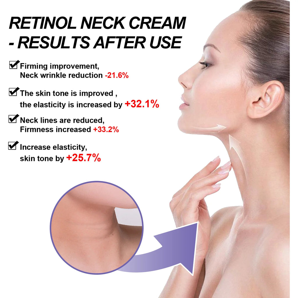 Eelhoe Retinol Neck Cream – Firm, Lift & Reduce Neck Lines Neck Firming Cream Oasis Select