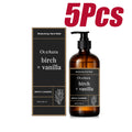 Moisturizing Hand Wash Vanilla Extract Nourishing Liquid Soap Gentle Cleansing Hand Soap for Daily Use Soft Hands Family Care Oasis Select 5 x 100ml Boxed