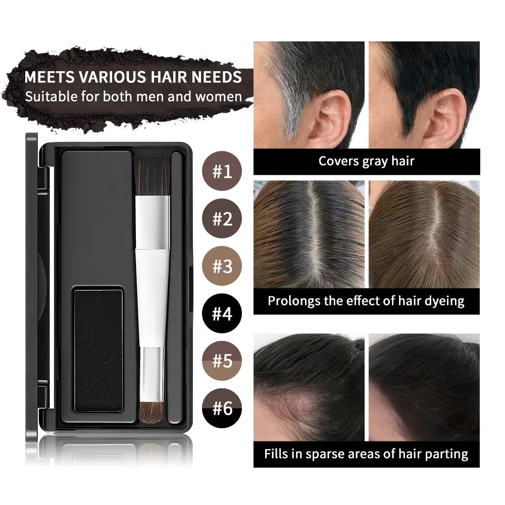 Lakerain Hair Dye Palette & Brush – Instant Root Cover-Up