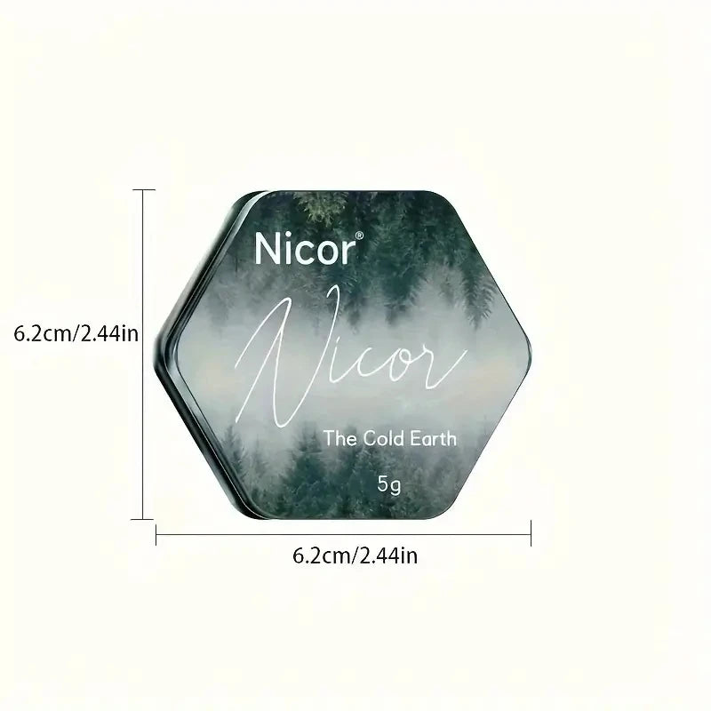 NICOR Men's Solid Perfume Balm – Portable EDP Fragrance 5g Solid Perfume Balm Oasis Select