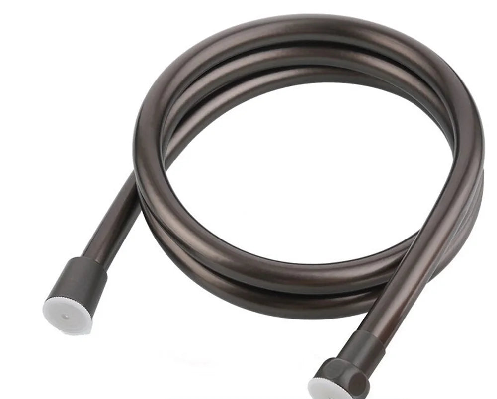 1.5/2/3m Grey PVC Flexible Handheld Shower Hose Pipe Flexible Anti Winding Explosion-proof Shower Tube Bathroom Accessories Oasis Select