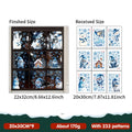 Christmas Santa Claus Static Stickers Door Decorations Window Displays Glass Stickers Festive Atmosphere Oasis Select YCSD140