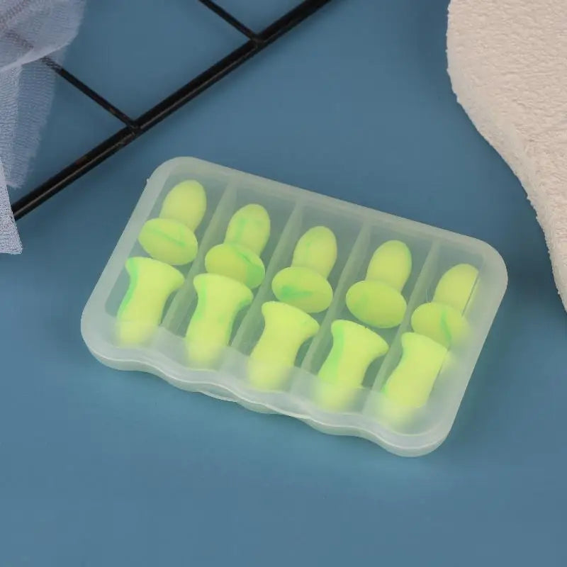 Reusable Anti-Noise Ear Plugs, 1/3/5 Boxes Set for Sleep Quality Improvement, Noise Barrier Earplugs Oasis Select B 1Box 10pcs