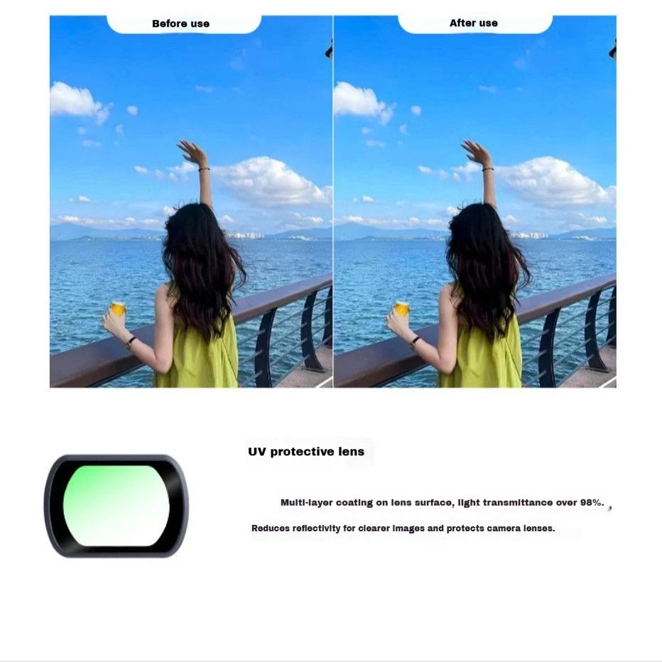 DJI Osmo Pocket 3/4 Magnetic CPL Black Mist ND Filter Set