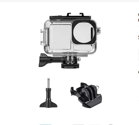 45M Waterproof Dive Case + Filters for DJI OSMO Action 3/4/5 Pro