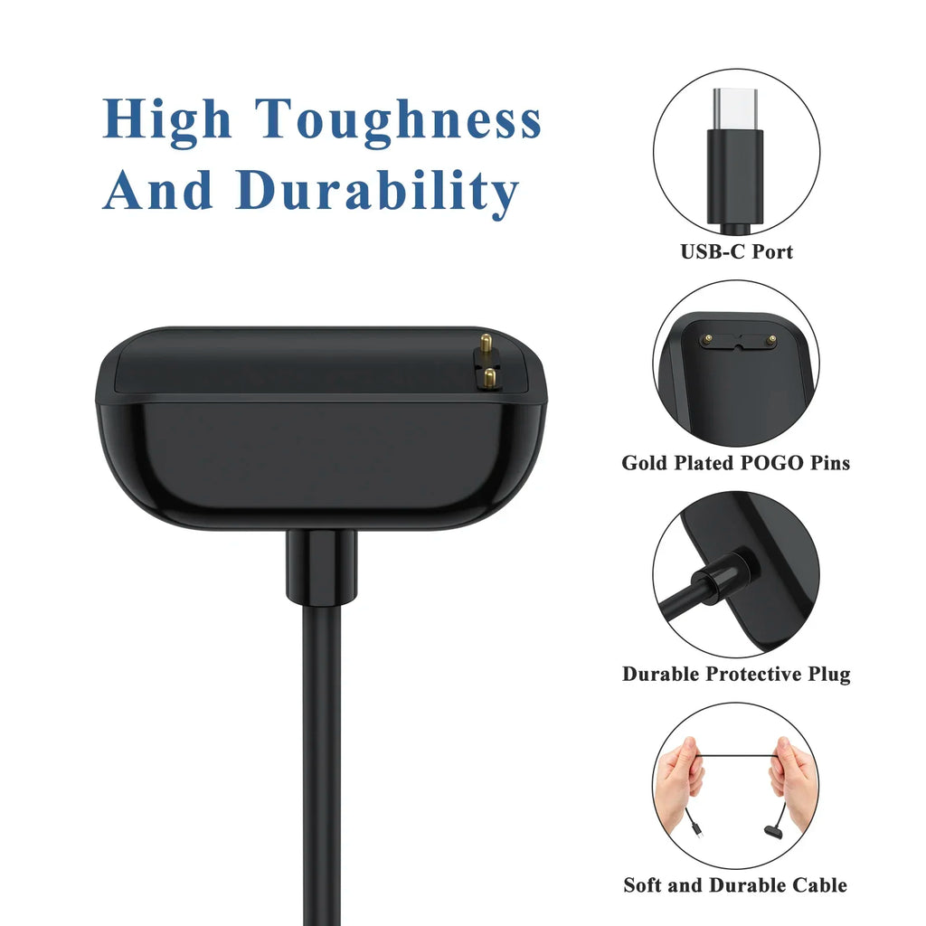 USB-C Magnetic Charger for Fitbit Charge 5, Charge 6 & Luxe Smartwatch Charger Oasis Select