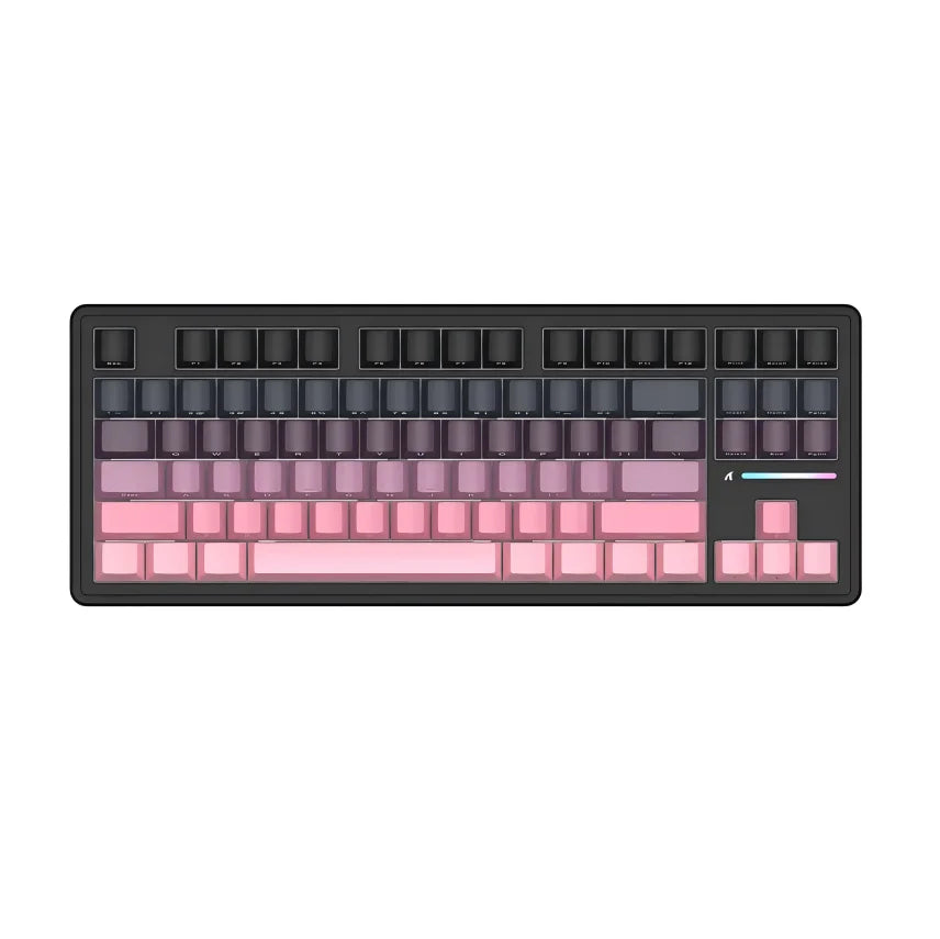 ATTACK SHARK M87Pro V2 Wireless Mechanical Keyboard - Tri-Mode (BT/2.4G/USB-C) Hot-Swappable TKL, 5000mAh RGB Backlit Oasis Select Blackberry