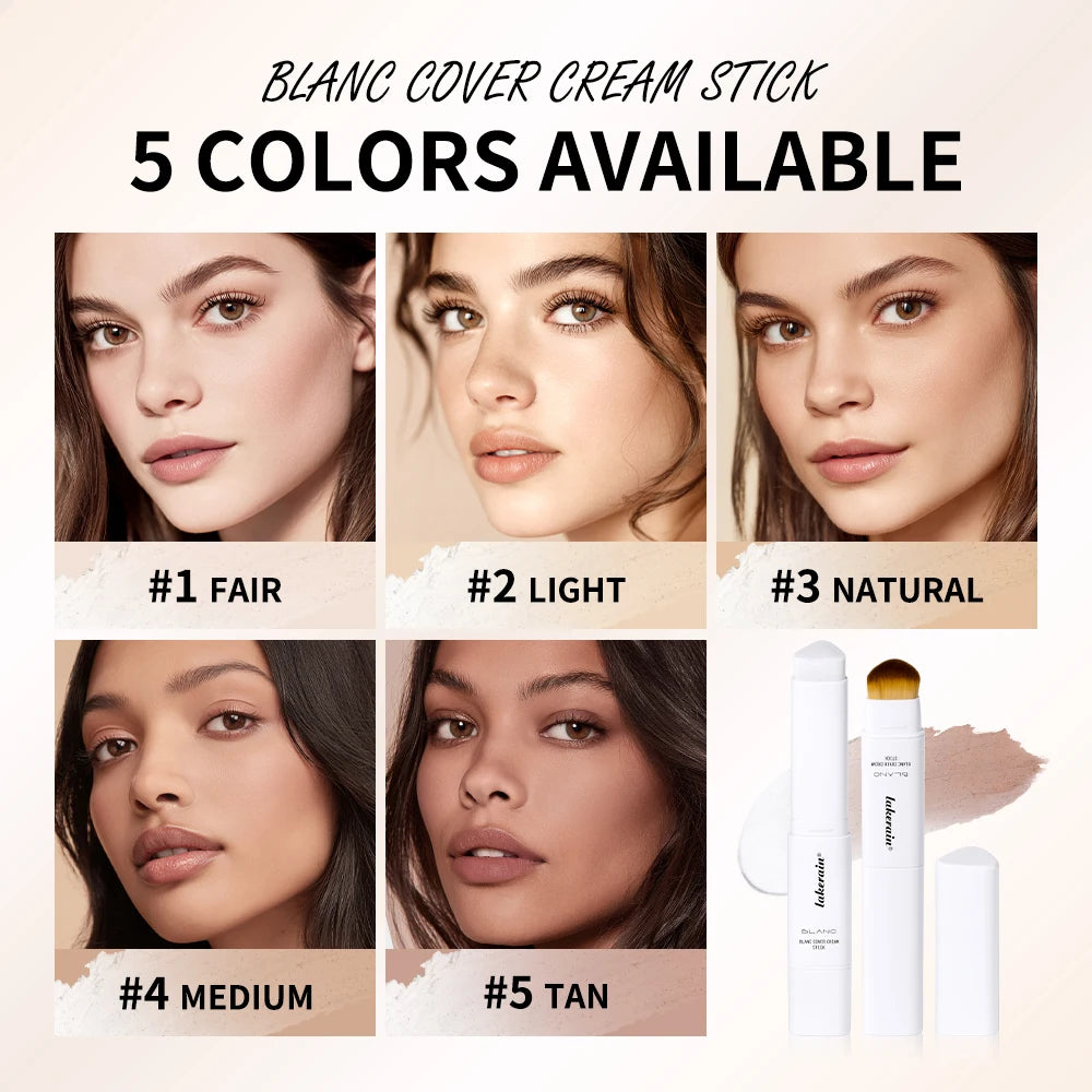 2-in-1 Color-Changing Foundation Stick Liquid Lightweight Moisturizing Brightening Foundation Color Changing For All Skin Types Oasis Select
