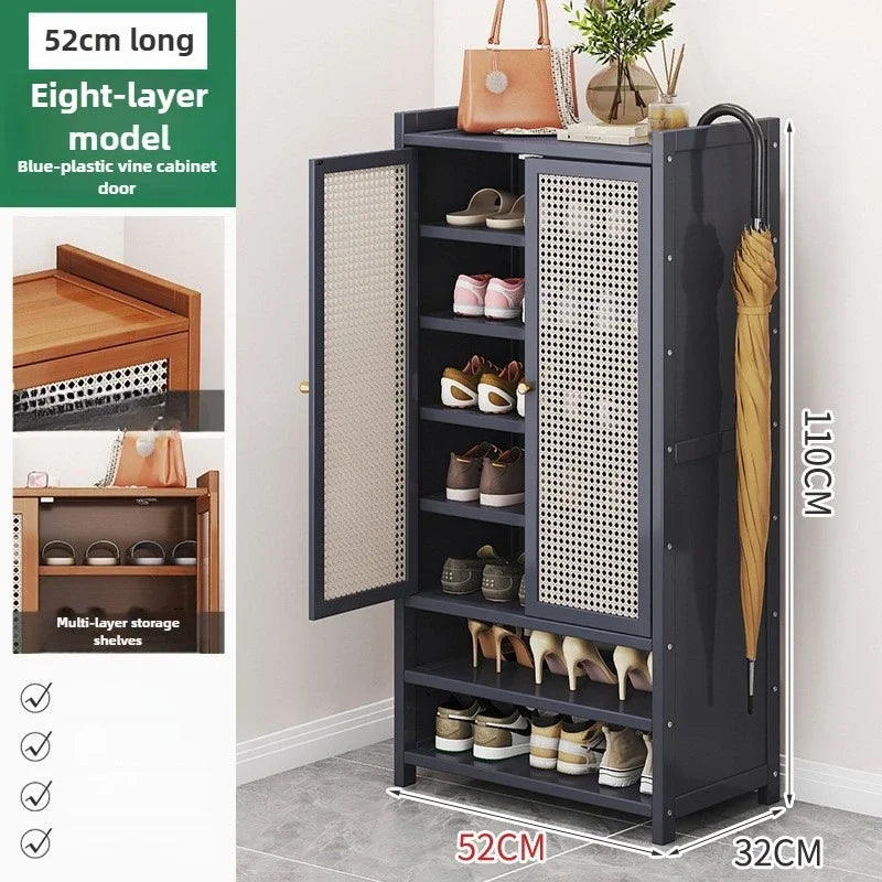 Entry to the door of the shoe cabinet, large-capacity shoe cabinet, multi-layer porch, for the corridor outside the door durable Oasis Select Grey E