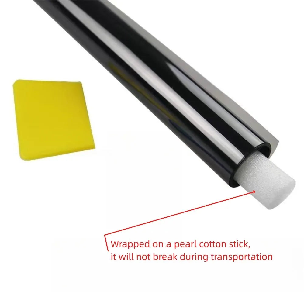 3Mx50CM VLT Black Car Window Foils Tinting Film Home Window Glass Solar UV Protector Sticker Films Pearl Cotton Stick Box PAC Oasis Select