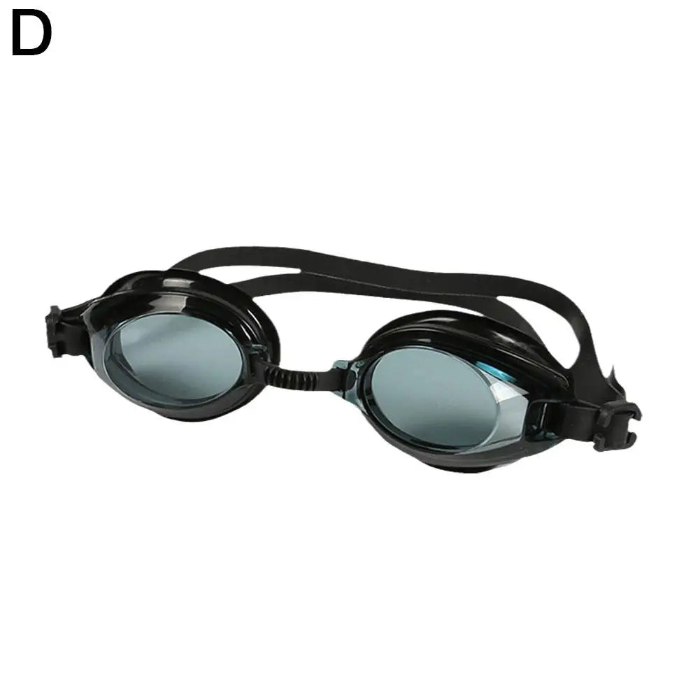 Silicone Goggle Women HD Men's Waterproof and Anti-fog Diving Equipment Small Frame Adult Swimming Glasses for Childre Oasis Select Black
