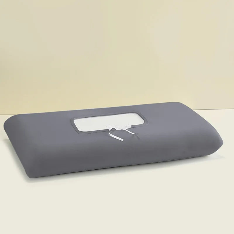 1-10PCS Ice Silk Cooling Pillowcase for Memory Universal Inner Cover Summer Breathable Soft Durable Cold Feeling Washable Oasis Select Grey 10PCS